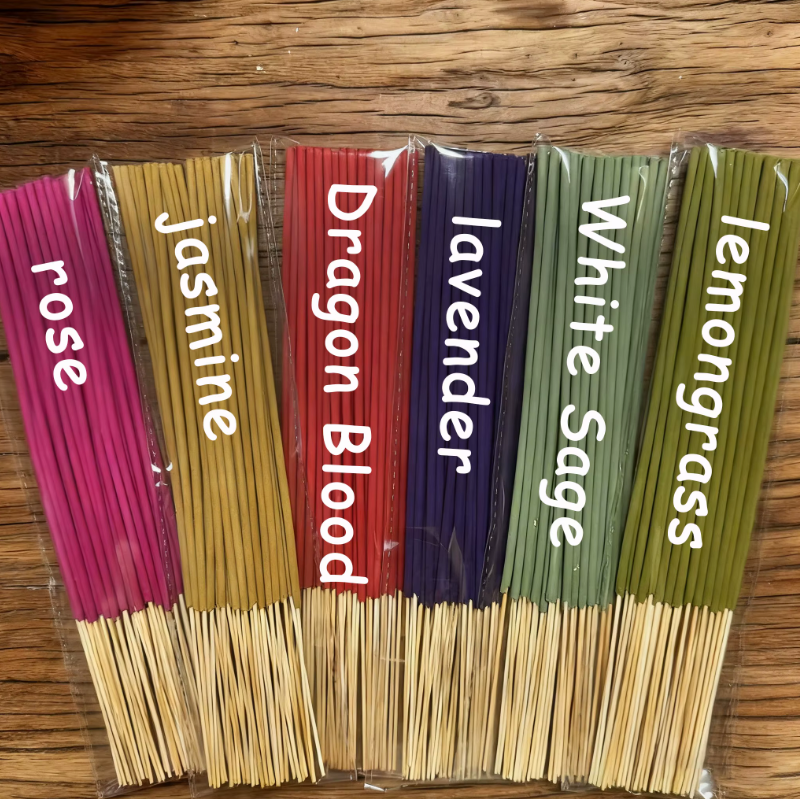 Incienso de Alta Calidad (126 varillas) - Set de 6 Fragancias: Lavanda, Lemongrass, Sangre de Dragón y Flor de Cerezo. Purificación, Meditación y Aromaterapia Duradera.