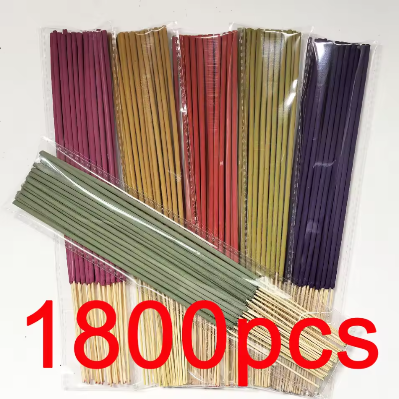 Incienso de Alta Calidad (126 varillas) - Set de 6 Fragancias: Lavanda, Lemongrass, Sangre de Dragón y Flor de Cerezo. Purificación, Meditación y Aromaterapia Duradera.