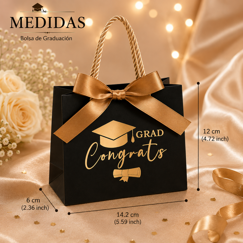 Orgullo de Graduación 2026 | Pulsera Original Plata 925 con Circonitas Ajustable, Dije Plata 925, Caja Aterciopelada de Graduación y Bolsa de Regalo Premium
